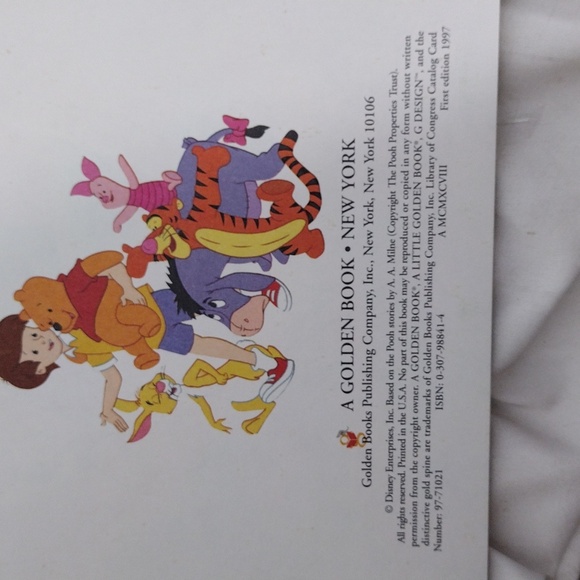 Little Golden Book Set Disney Pooh's Grand Adventure and King of the Beasties - Picture 7 of 8